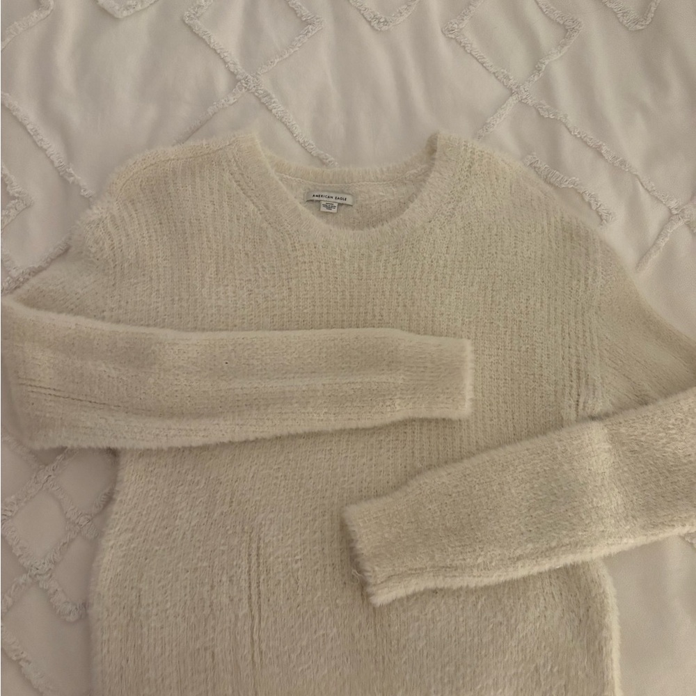 American Eagle Outfitters Soft Cream Sweater